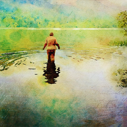 Wild Swimming 10 x 10 Art Print: Close to Nature