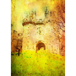 Bright Lancaster Castle Gatehouse Art Print 8 x 10