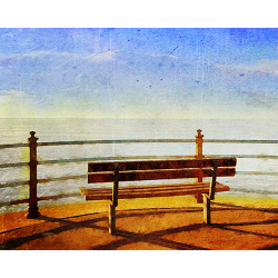 View From The Bench Art Print 10 x 12